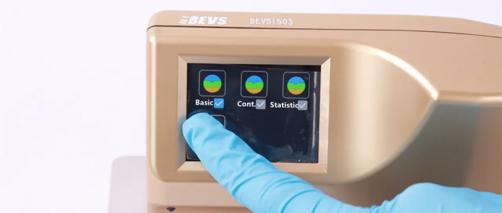 glossmeter touch screen